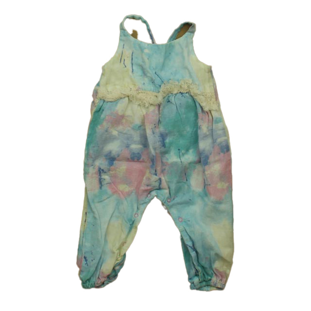 Egg Girls Pink | Blue Romper size: 3 Months